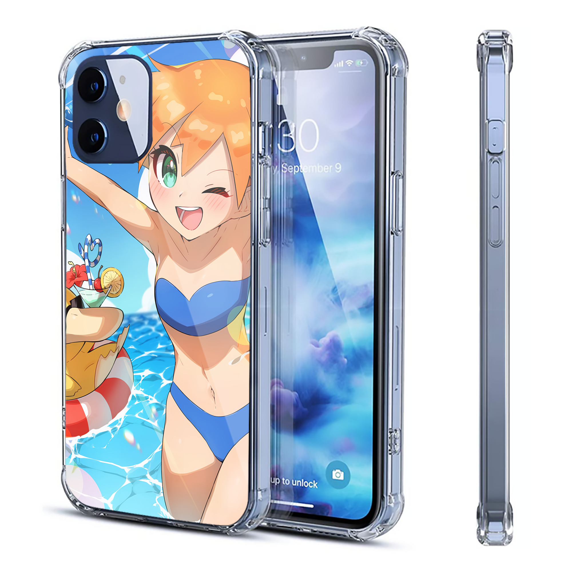 （画像用） ポケットモンスター Pokémon 【iPhone 12シリーズ対応】透明スマホケース（クリアソフトケース）